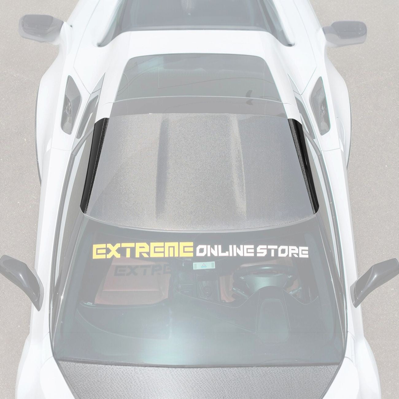 Corvette C7 Carbon Fiber Roof Side Trim Panel Cover Overlays-Grocery Getter Performance