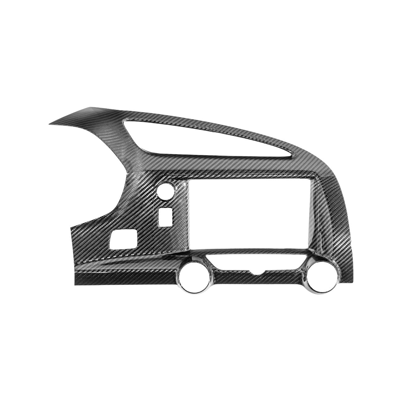 Corvette C7 Dry Carbon Fiber Center Infotainment Instrument Panel Cluster Trim Plate Cover Overlay-Grocery Getter Performance