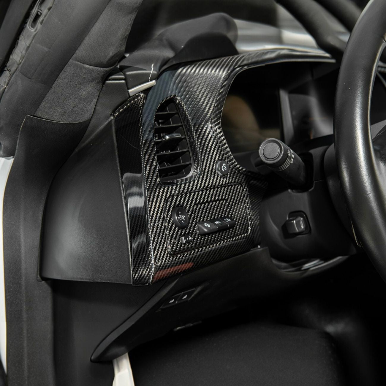 Corvette C7 Dry Carbon Fiber Driver Instrument Panel Trim Cover