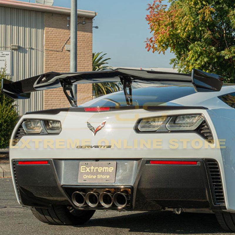 Corvette C7 DRY CARBON FIBER Rear Bumper Diffuser