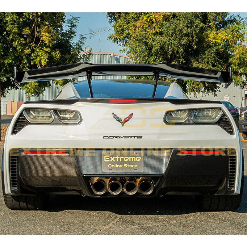 Corvette C7 DRY CARBON FIBER Rear Bumper Diffuser