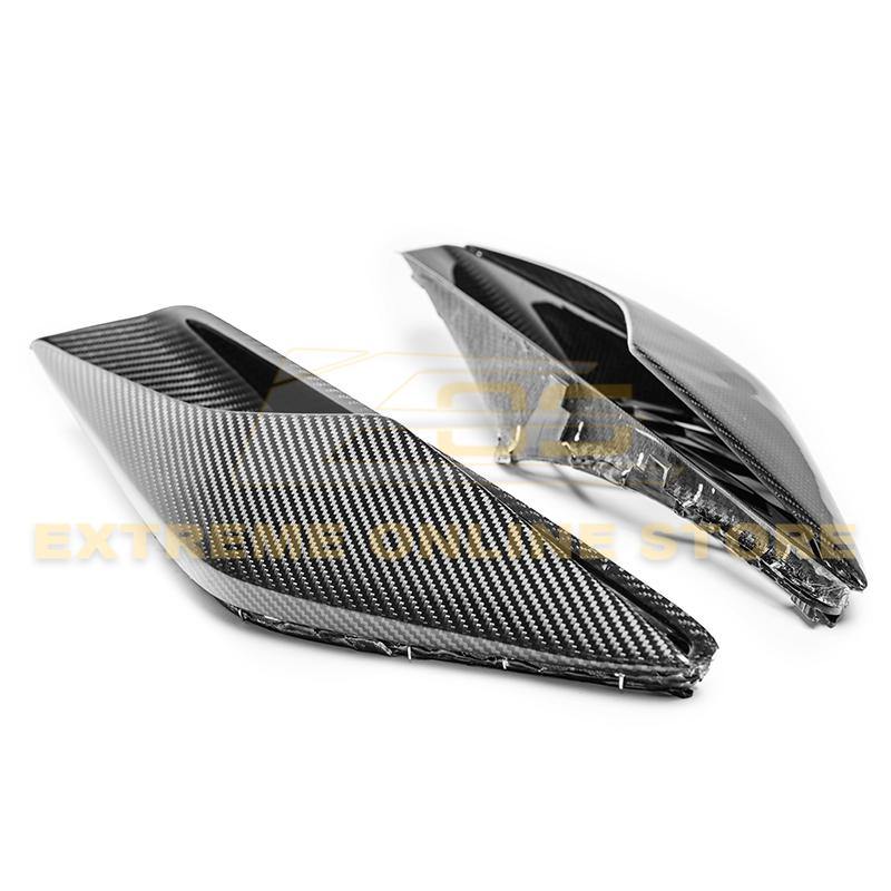 Corvette C7 DRY CARBON FIBER Rear Quarter Intake Vents
