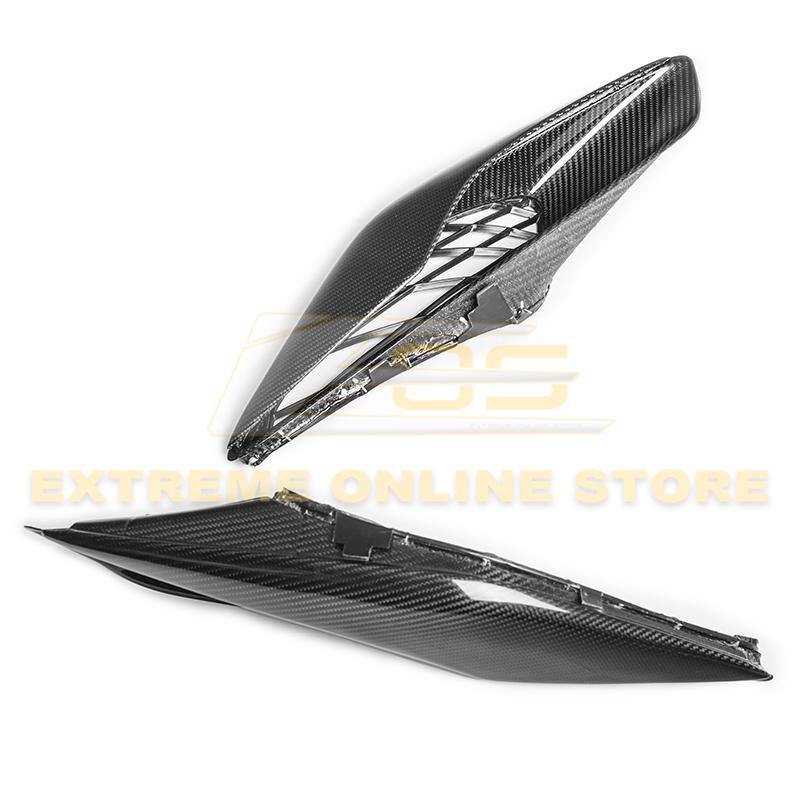 Corvette C7 DRY CARBON FIBER Rear Quarter Intake Vents