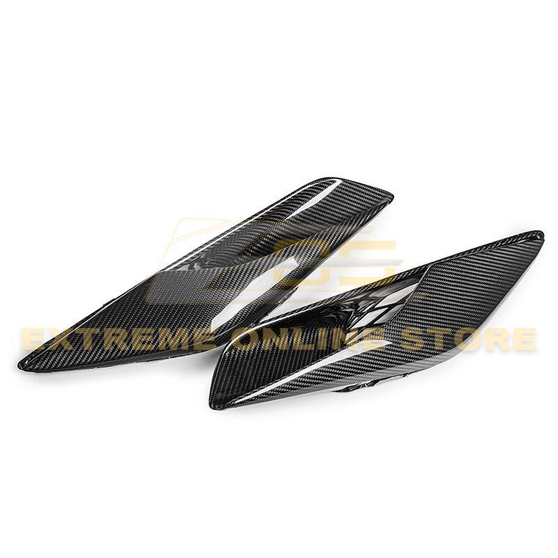 Corvette C7 DRY CARBON FIBER Rear Quarter Intake Vents