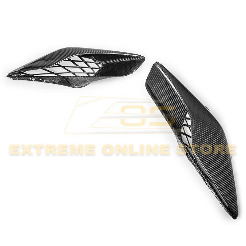Corvette C7 DRY CARBON FIBER Rear Quarter Intake Vents