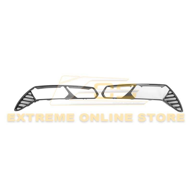 Corvette C7 DRY CARBON FIBER Rear Tail Light Bezels