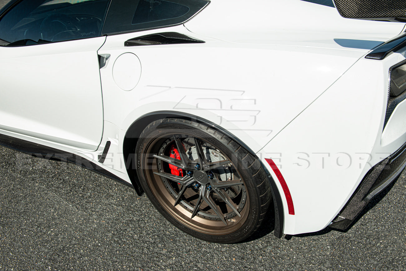 Corvette C7 Z06 DRY CARBON FIBER Rear Quarter Extension