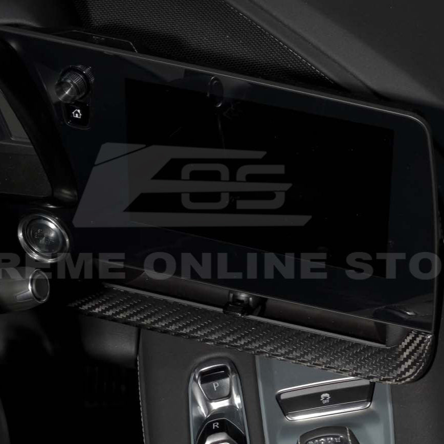 Corvette C8 DRY CARBON FIBER Dash Trim