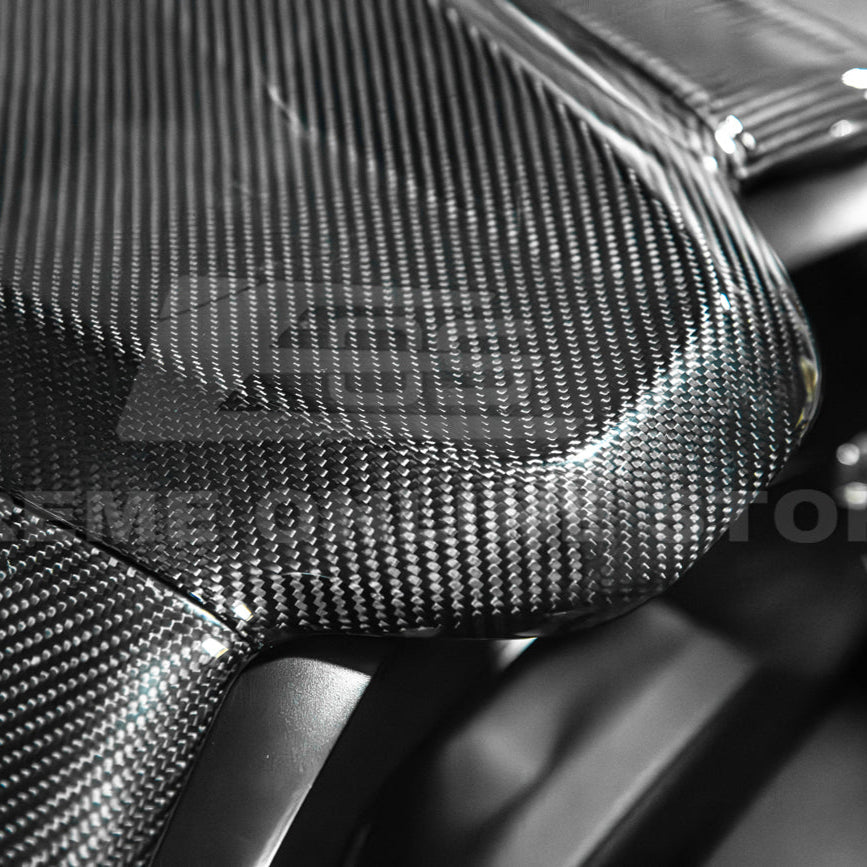 Corvette C8 DRY CARBON FIBER Upper Dash Instrument Panel Cover Kit