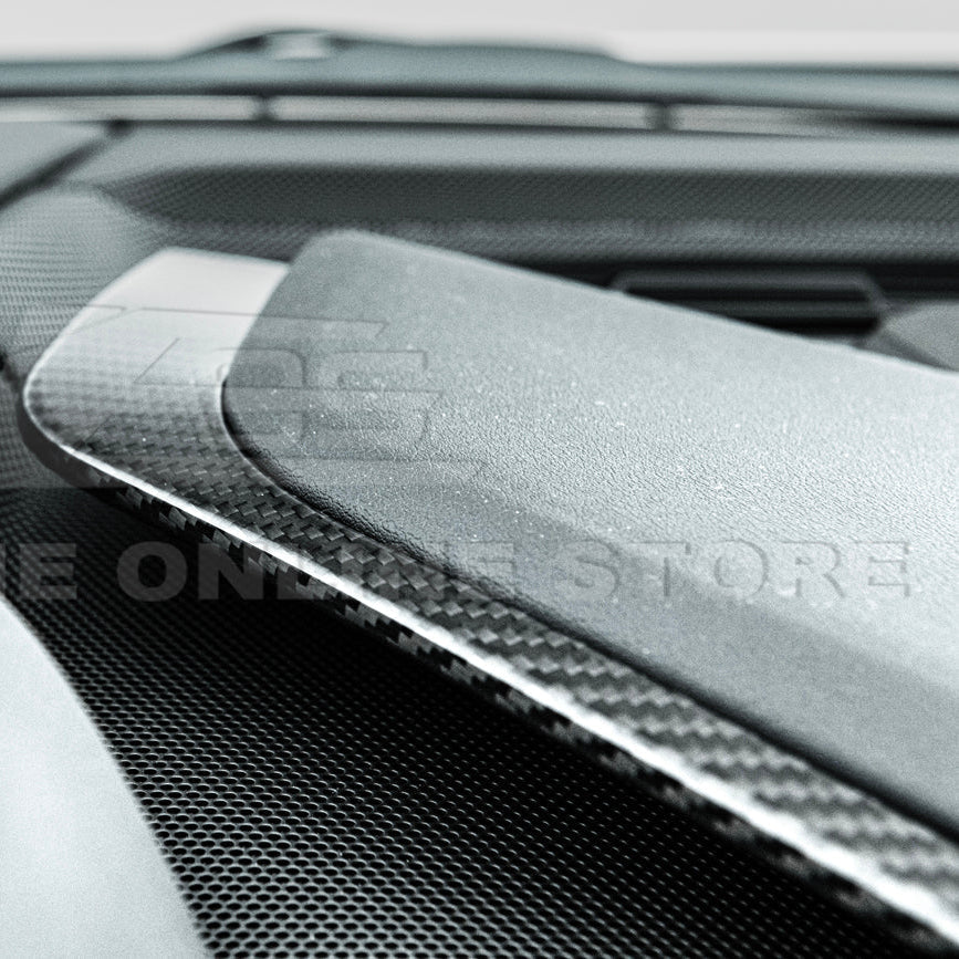 Corvette C8 DRY CARBON FIBER Upper Dash Pad Trim Kit