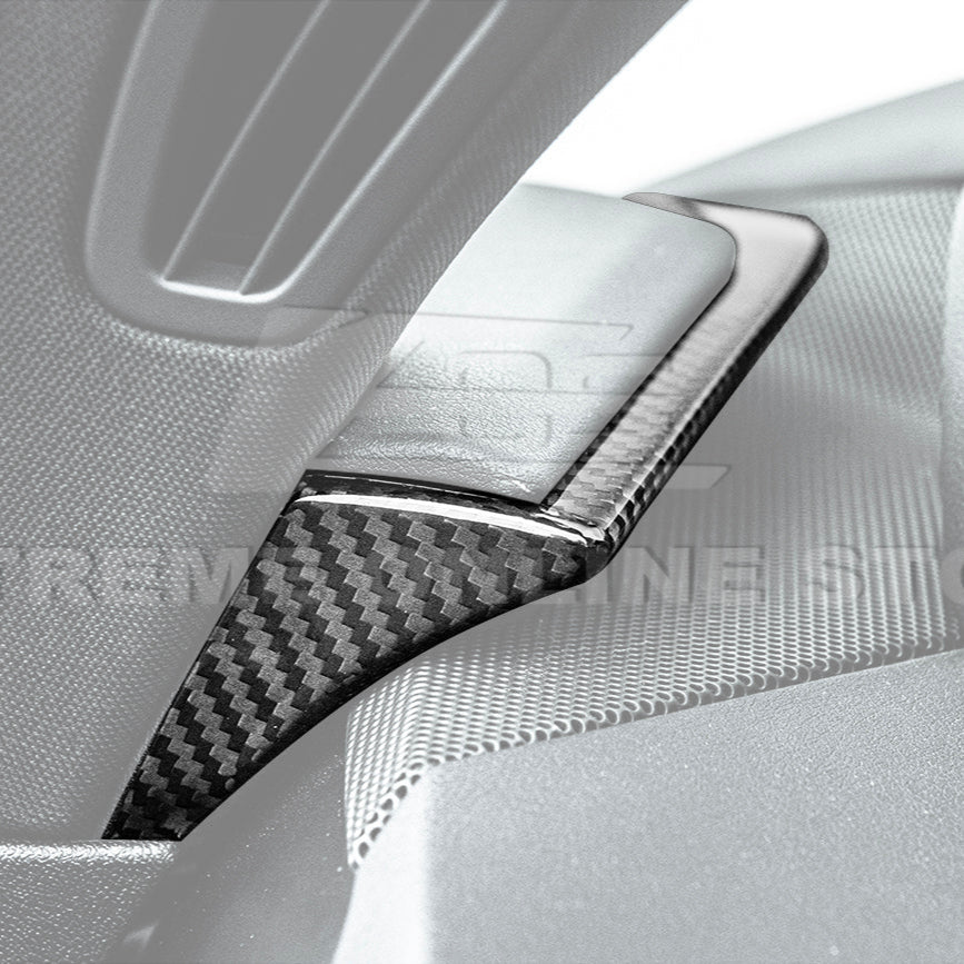 Corvette C8 DRY CARBON FIBER Upper Dash Pad Trim Kit