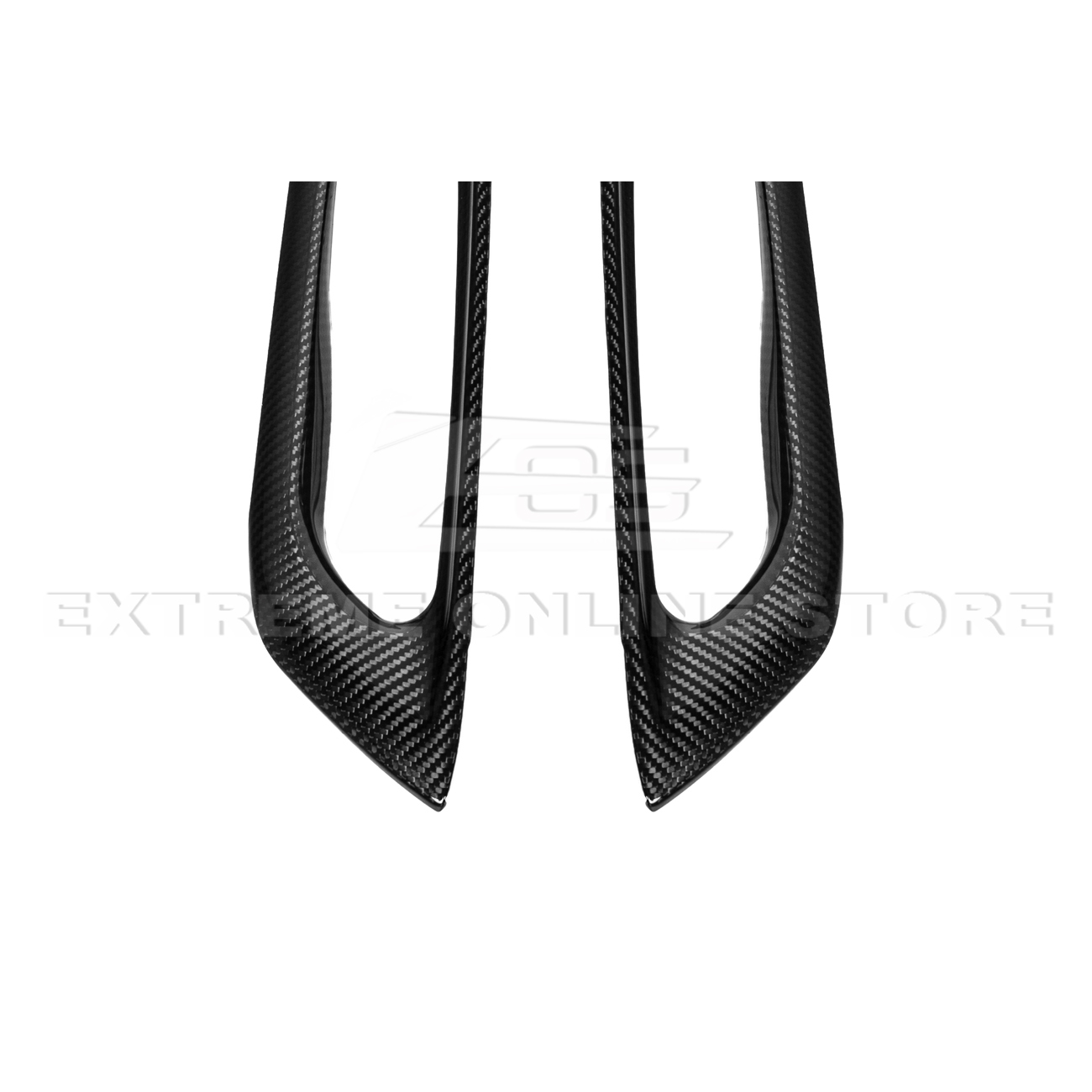 Corvette C8 DRY CARBON FIBER Window Switch Trim & Pillar Panel Cover