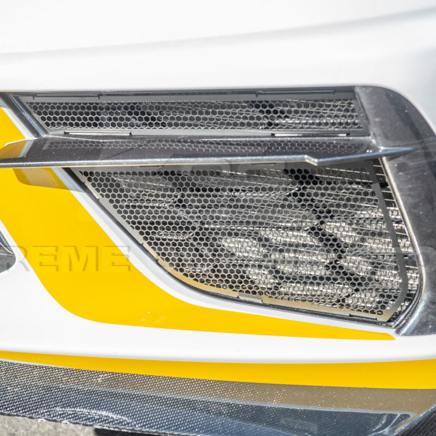 Corvette C8 Front Mesh Grill Insert Cover