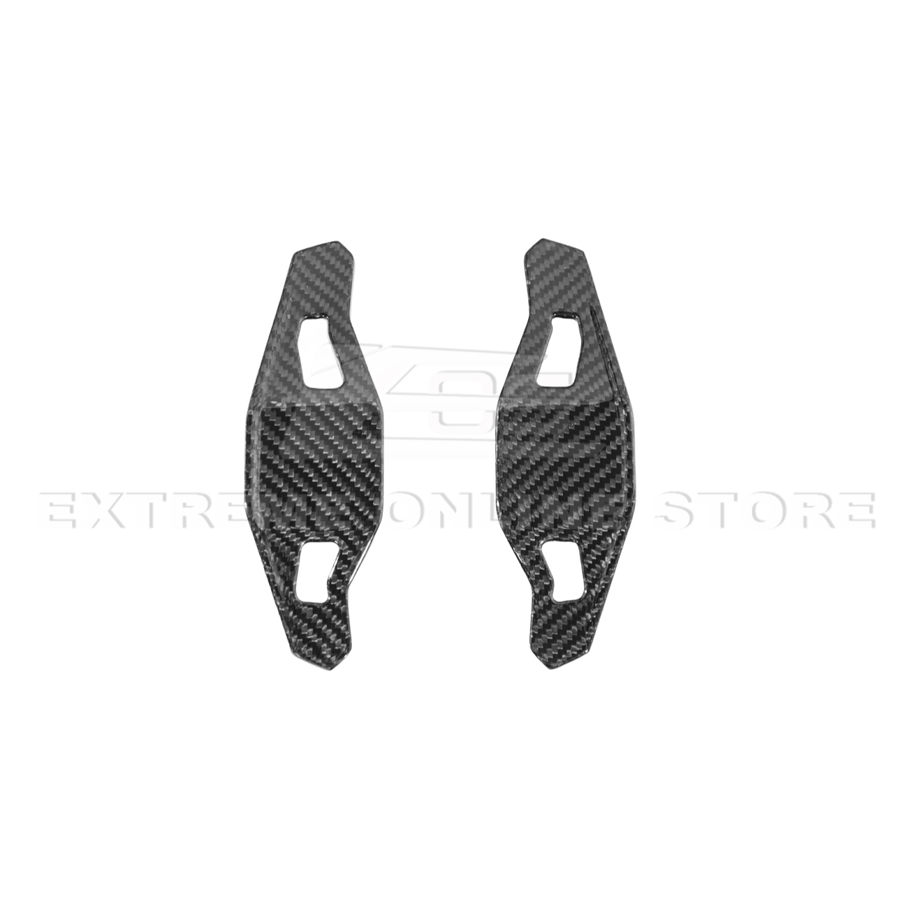 Corvette C8 Lamborghini Style CARBON FIBER Steering Wheel Paddle Shifter