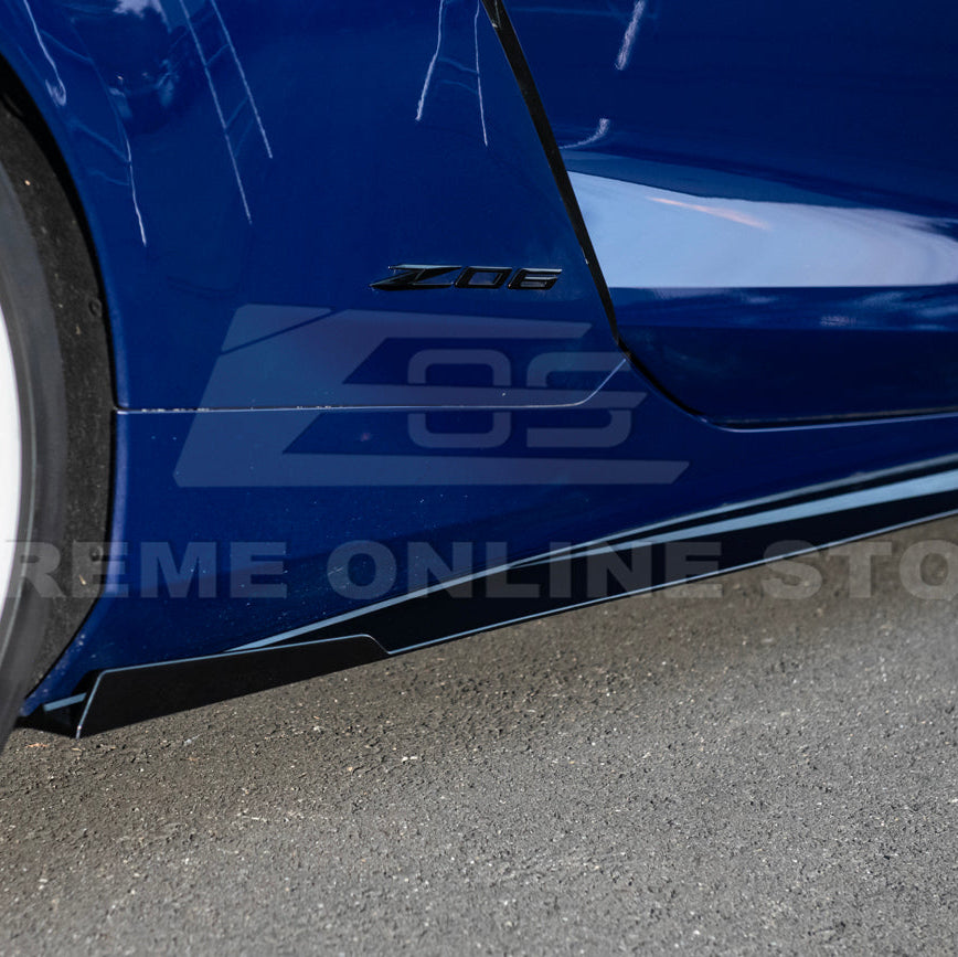 Corvette C8 Models Z06 EOS Performance Track Style Side Skirts