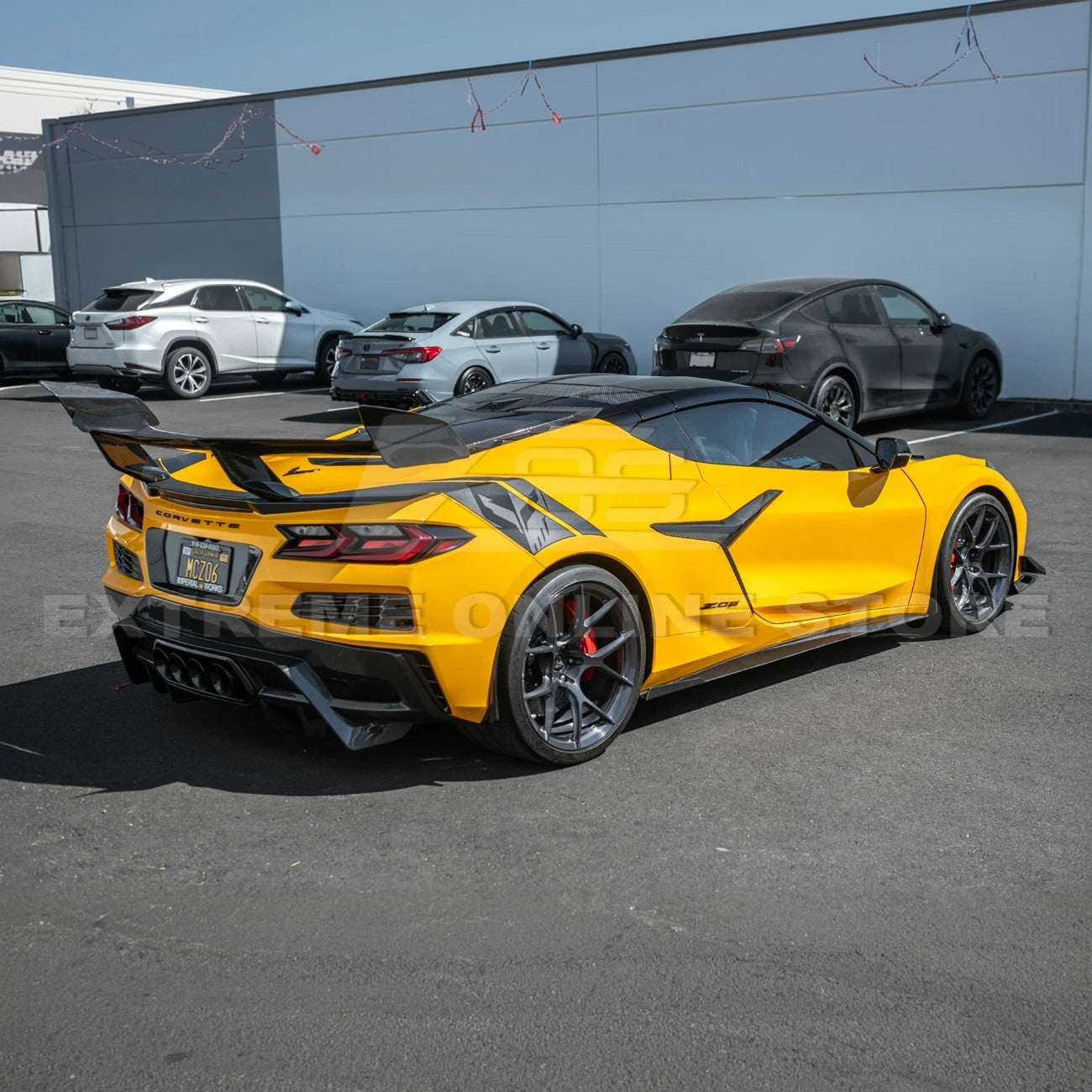 Corvette C8 Models Z06 EOS Performance Track Style Side Skirts