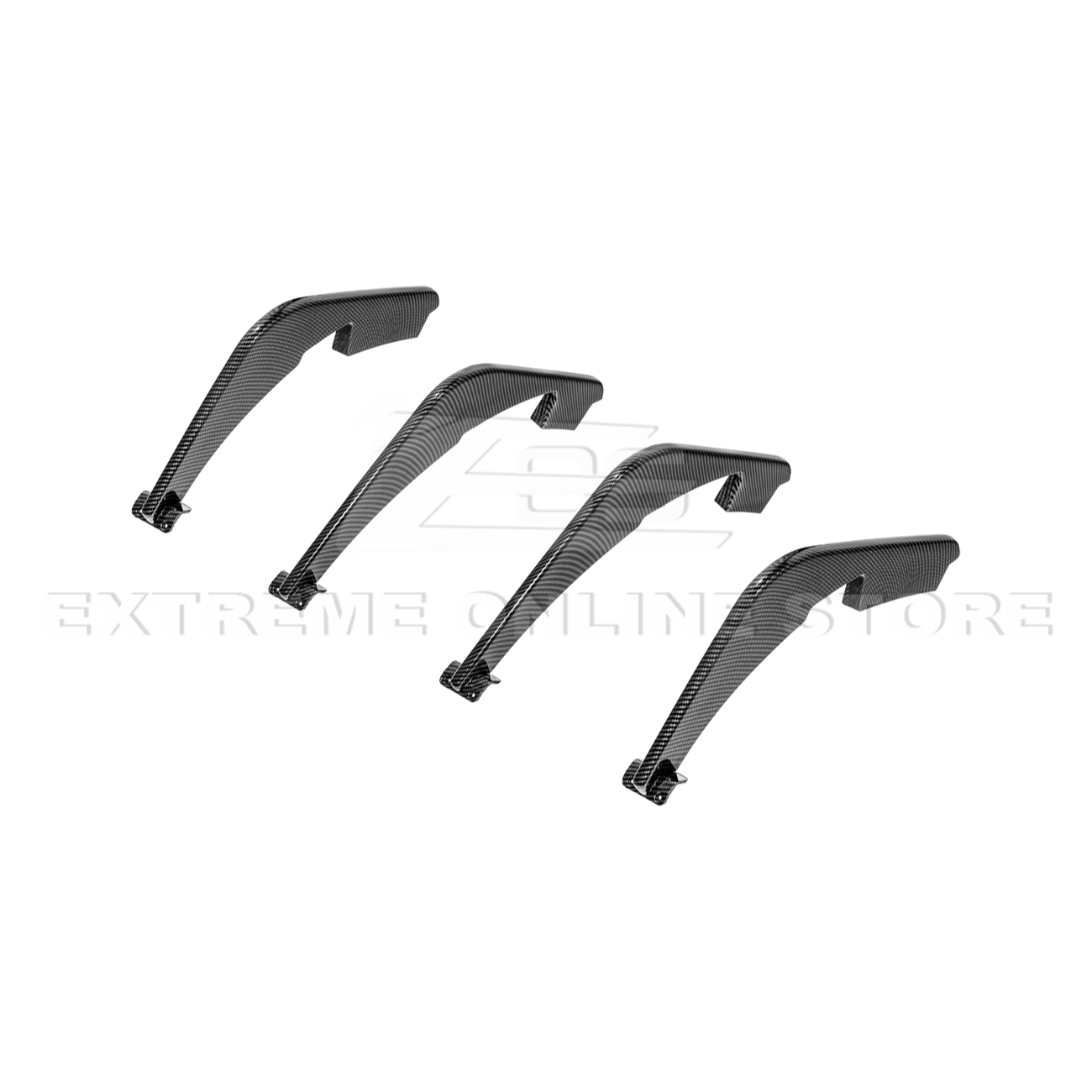 Corvette C8 Stingray DRY CARBON FIBEr Add-On Rear Diffuser Fin