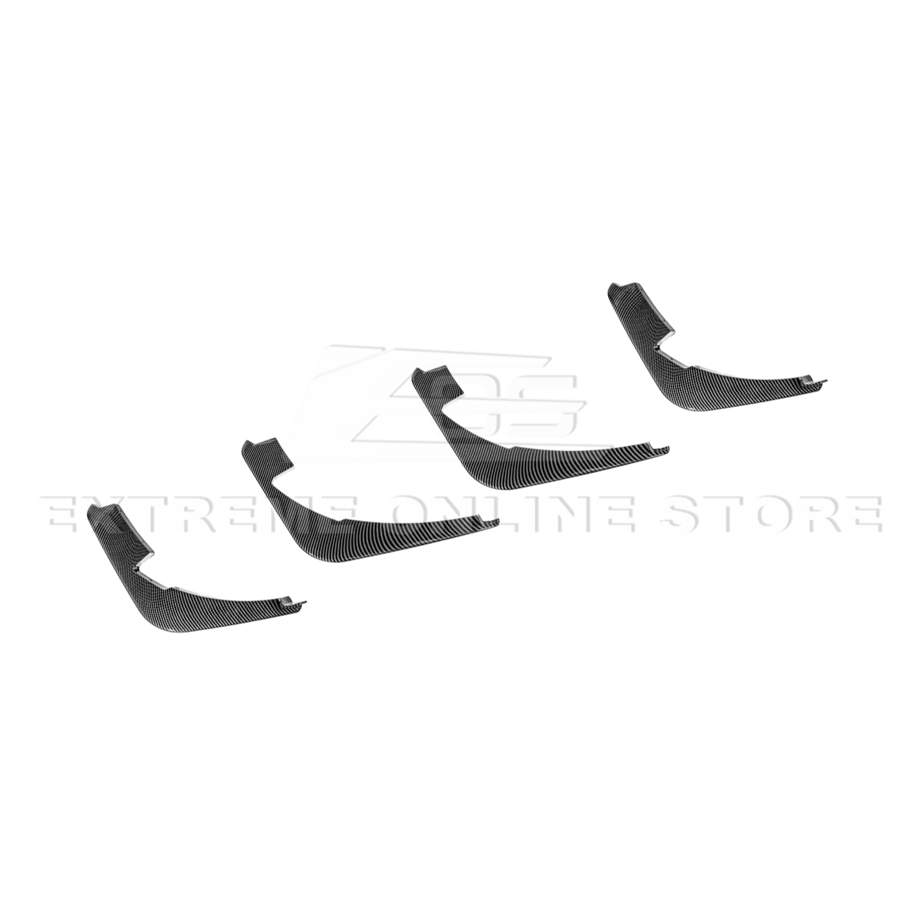 Corvette C8 Stingray DRY CARBON FIBEr Add-On Rear Diffuser Fin