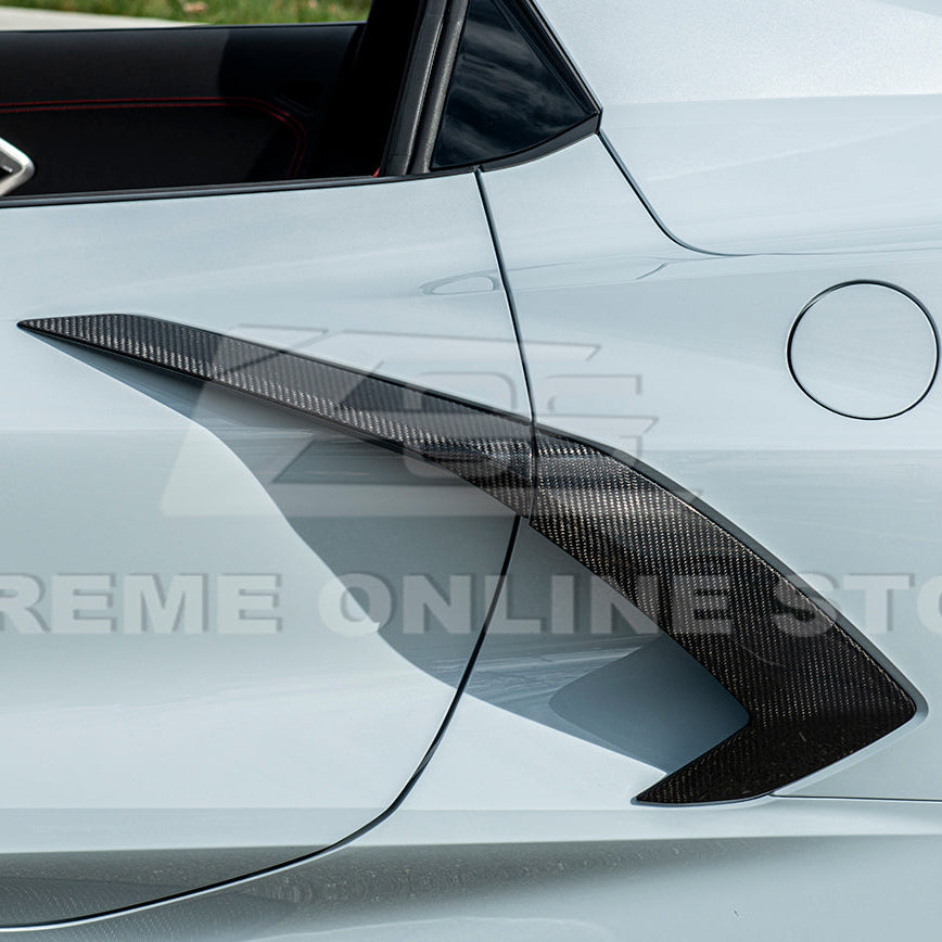 Corvette C8 Stingray DRY CARBON FIBER Door Garnish