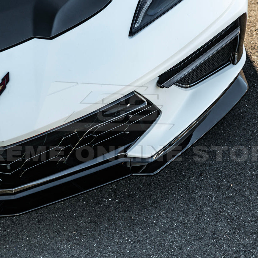 Corvette C8 Stingray DRY CARBON FIBER Front Splitter [Z06 / Z07 Conversion Package]