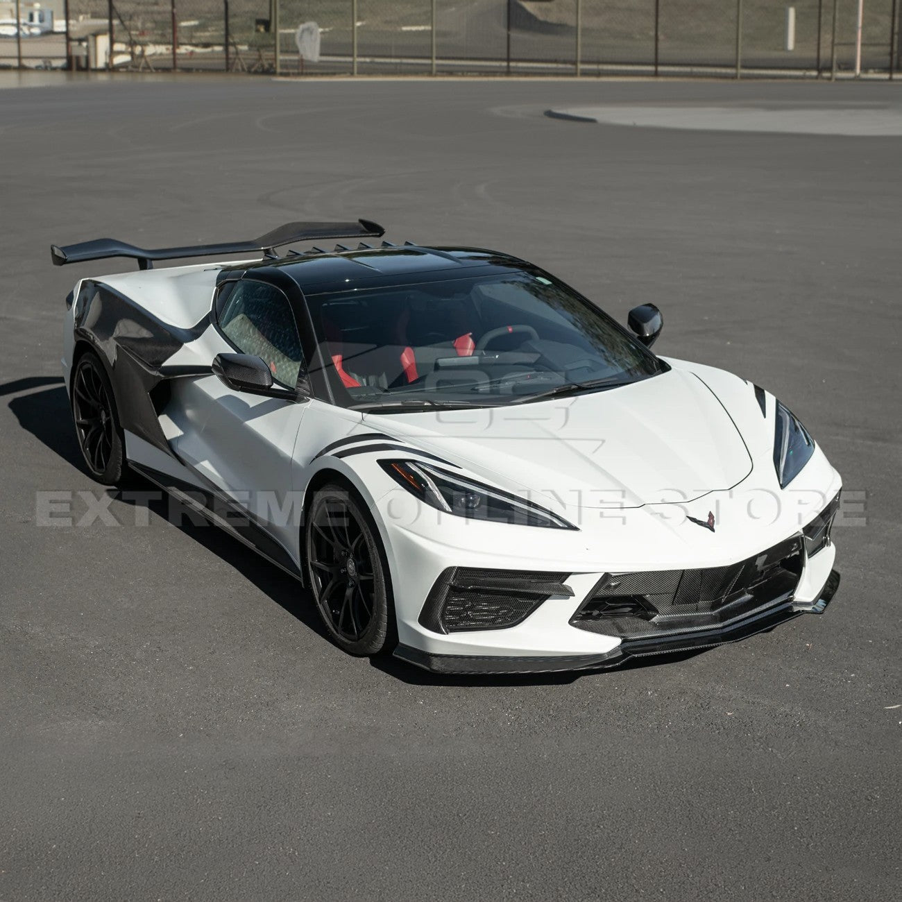 Corvette C8 Stingray DRY CARBON FIBER Front Splitter [Z06 / Z07 Conversion Package]