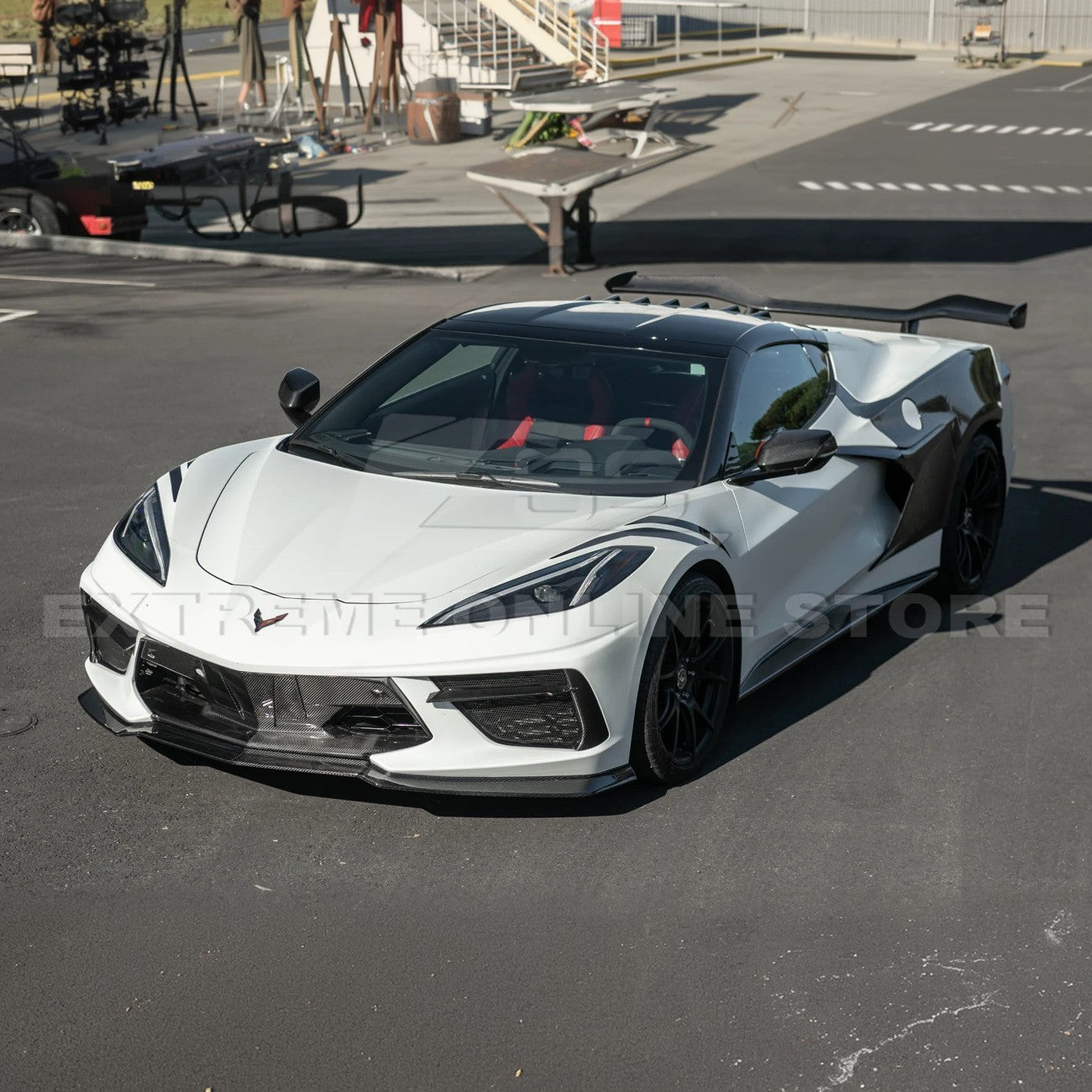 Corvette C8 Stingray DRY CARBON FIBER Front Splitter [Z06 / Z07 Conversion Package]