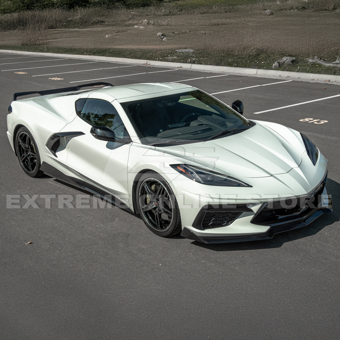 Corvette C8 Stingray Front Splitter & Side Skirts [5VM Package]