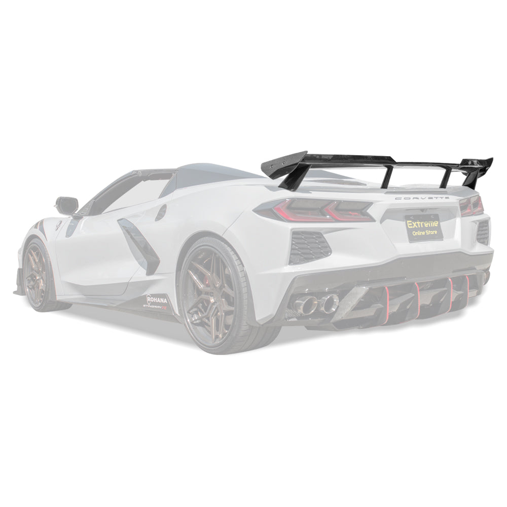 Corvette C8 Stingray Rear Spoiler [5VM  Wickerbill Package]