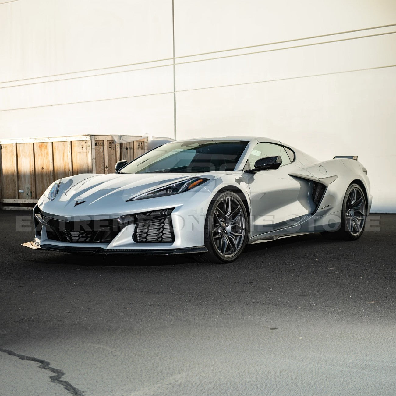 Corvette C8 Z06 Aluminum Black Rear Side Intake Mesh Grille Inserts
