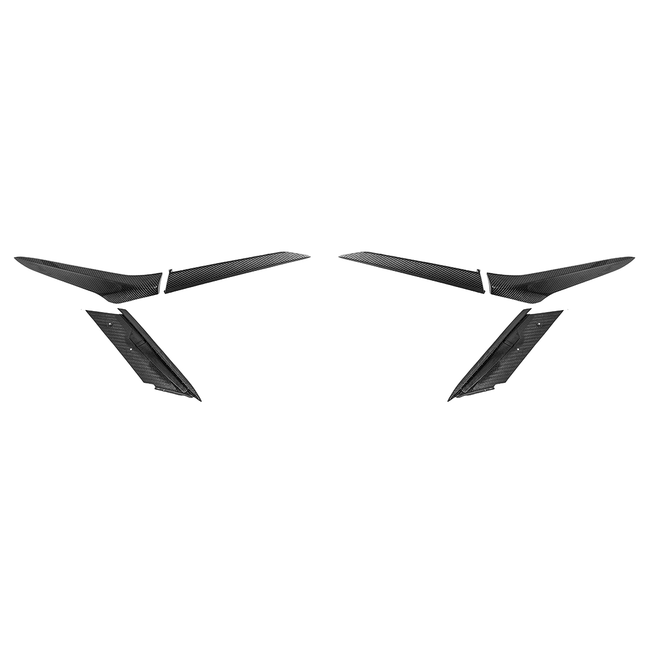 Corvette C8 Z06 CARBON FIBER Replacement Side Fender Vent Door Garnish - Grocery Getter Performance