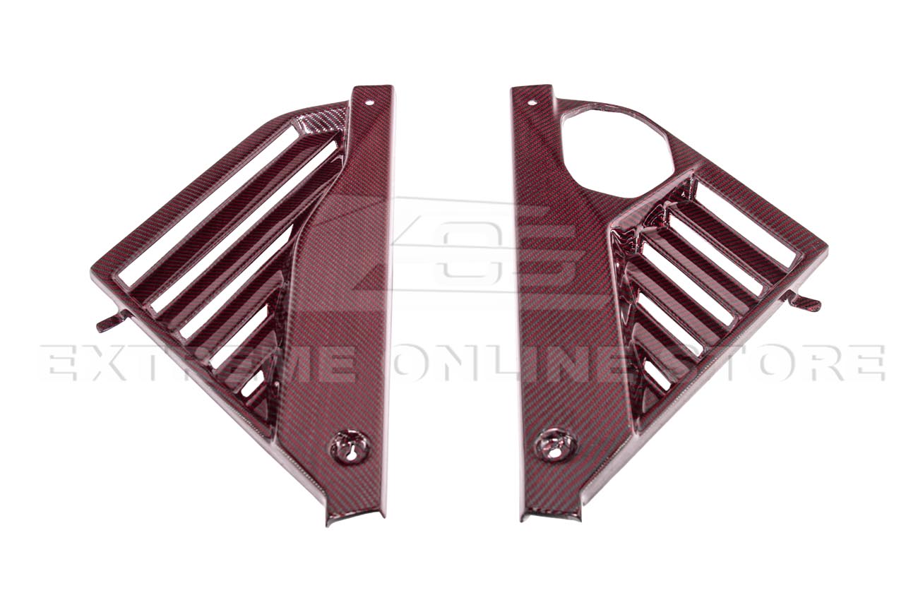Corvette C8 Z06 Coupe DRY Red Carbon Engine & Bay Panel Cover