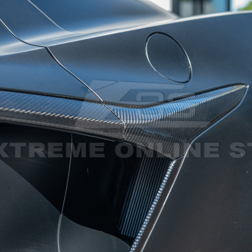 Corvette C8 Z06 DRY CARBON FIBER Replacement Side Door Garnish