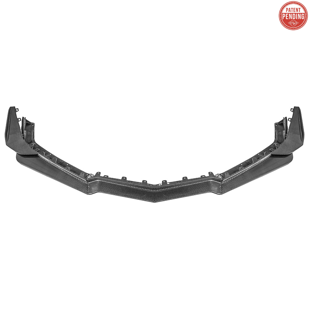 Corvette C8 Z06 / E-Ray DRY CARBON FIBER Front Splitter & Canards [Z07 Extended Package]