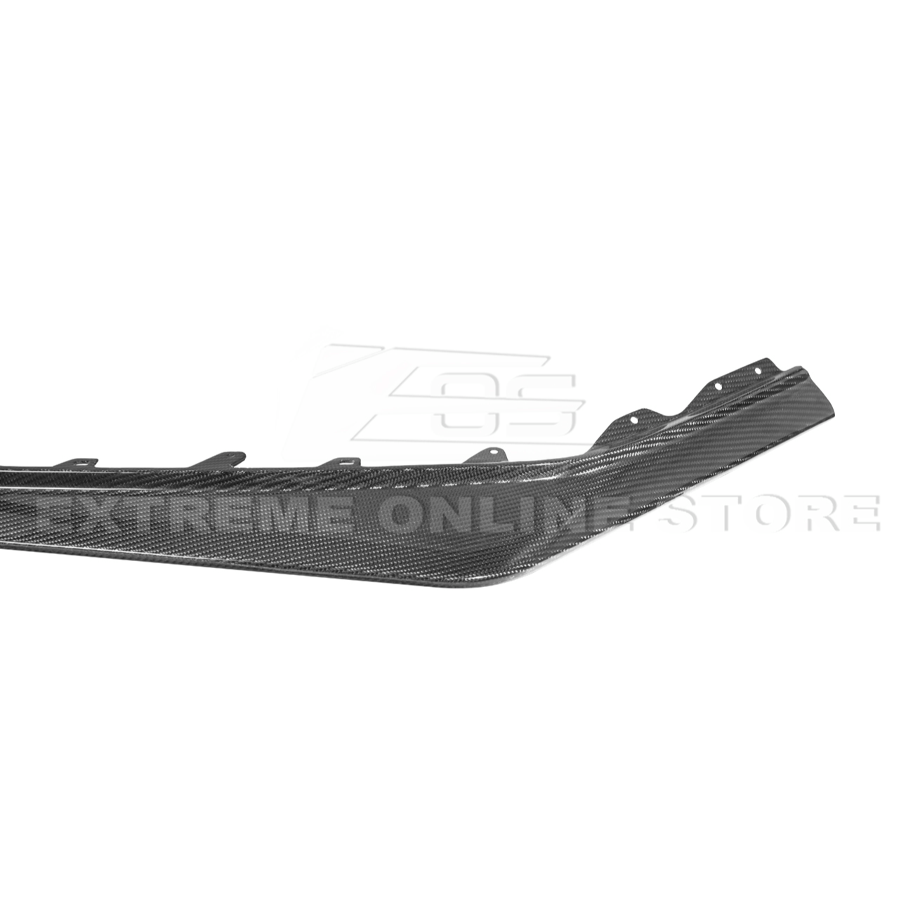 Corvette C8 Z06 / E-Ray DRY CARBON FIBER Front Splitter [Z07 Extended One-Piece Package]