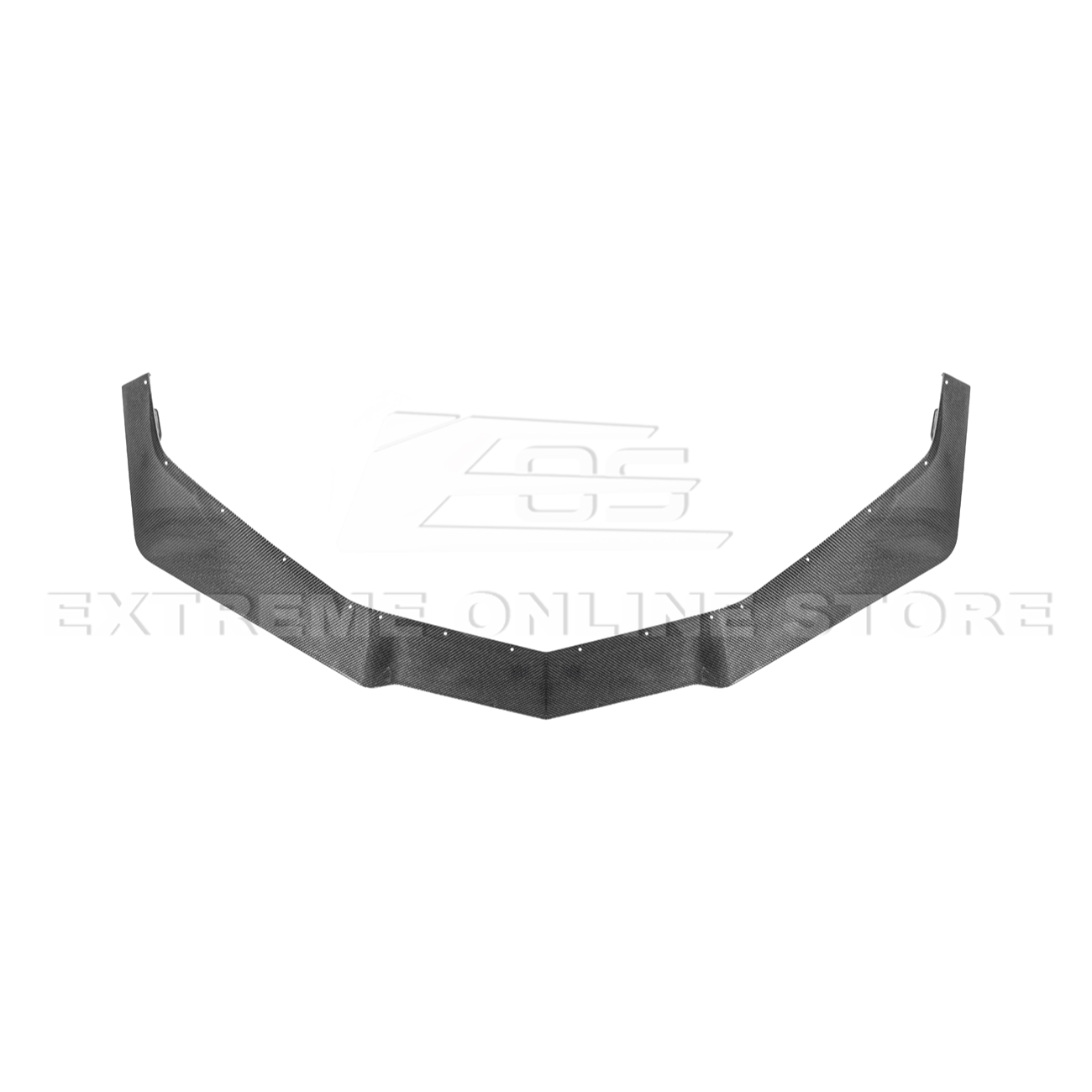 Corvette C8 Z06 / E-Ray DRY CARBON FIBER Front Splitter [Z07 Extended One-Piece Package]