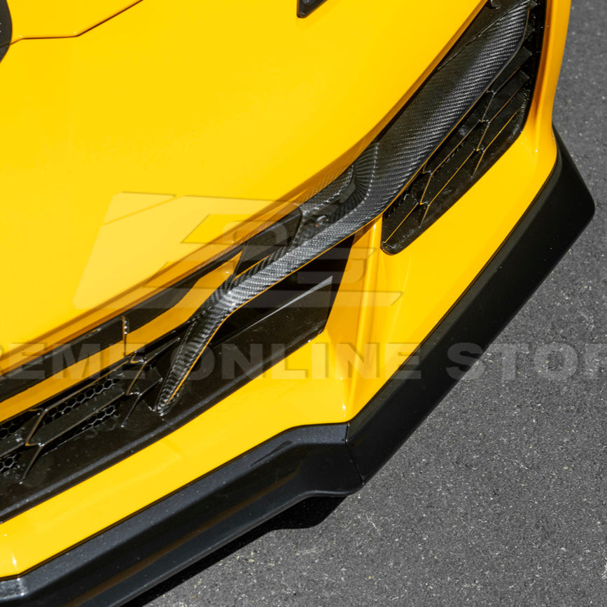Corvette C8 Z06 / E-Ray DRY CARBON FIBER Front Splitter [Z07 Package]
