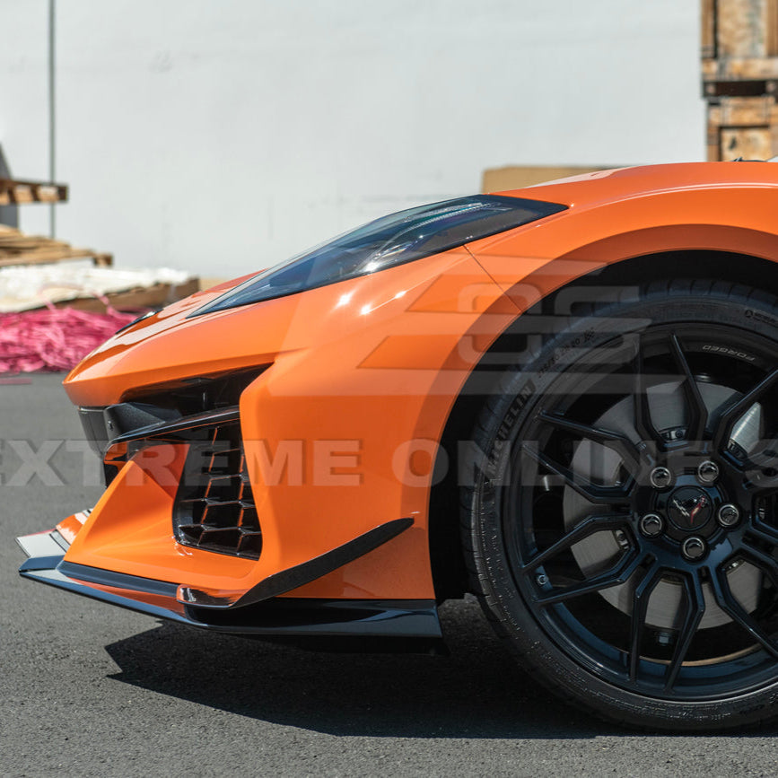 Corvette C8 Z06 / E-Ray DRY CARBON FIBER Front Splitter [Z07 Package]