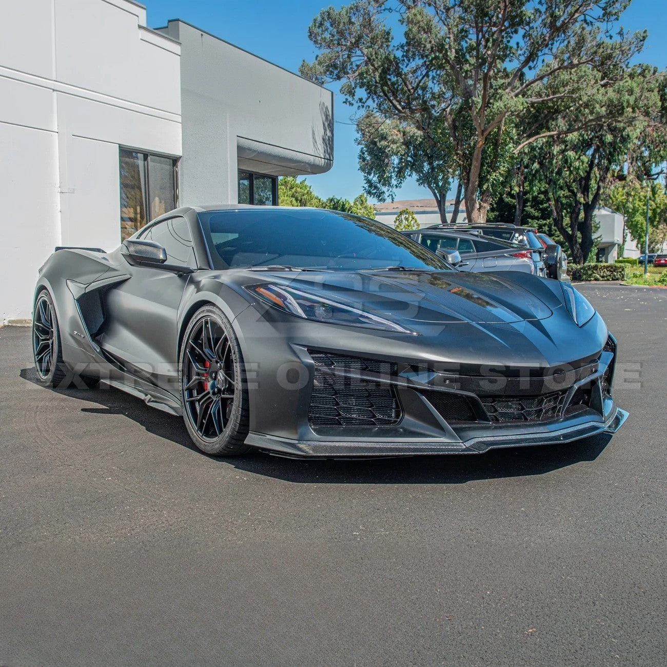 Corvette C8 Z06 / E-Ray DRY CARBON FIBER Front Splitter [Z07 Package]