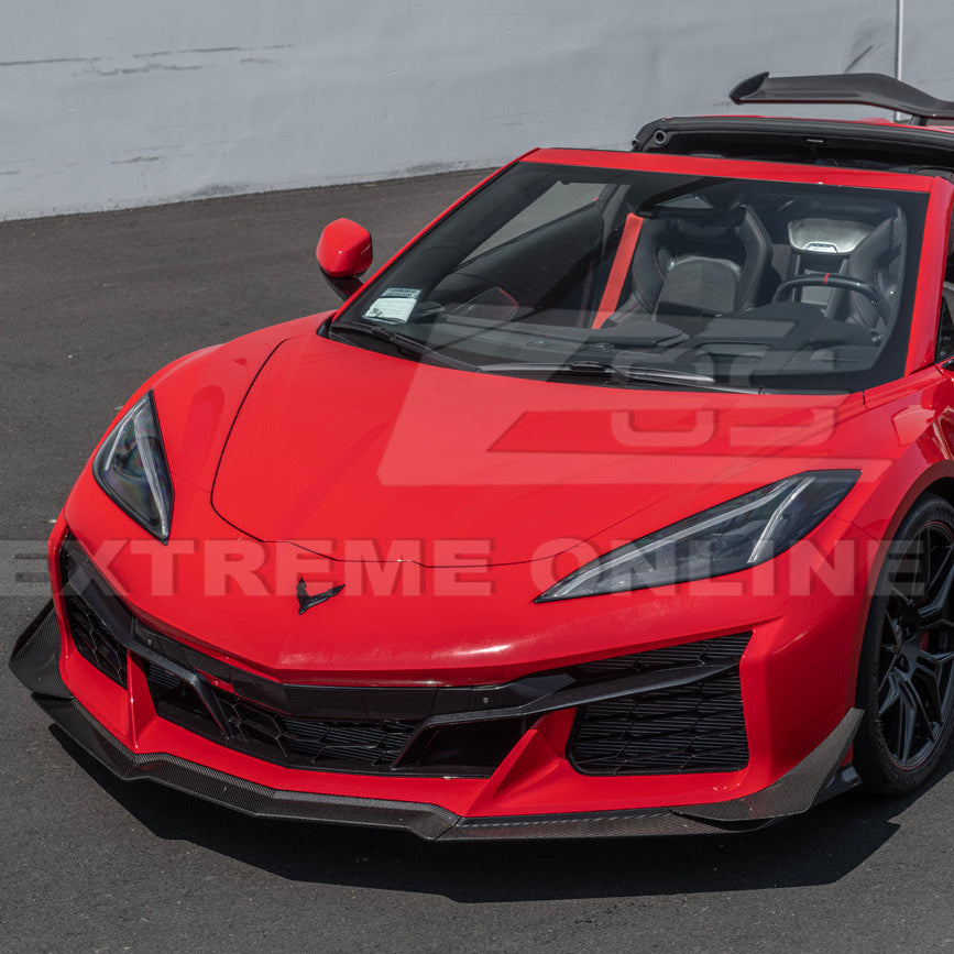 Corvette C8 Z06 / E-Ray DRY CARBON FIBER Front Splitter [Z07 Package]