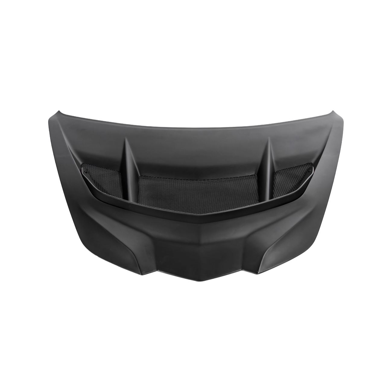 Corvette C8 ZR1 MATTE BLACK Front Bumper Vented Extractor Hood