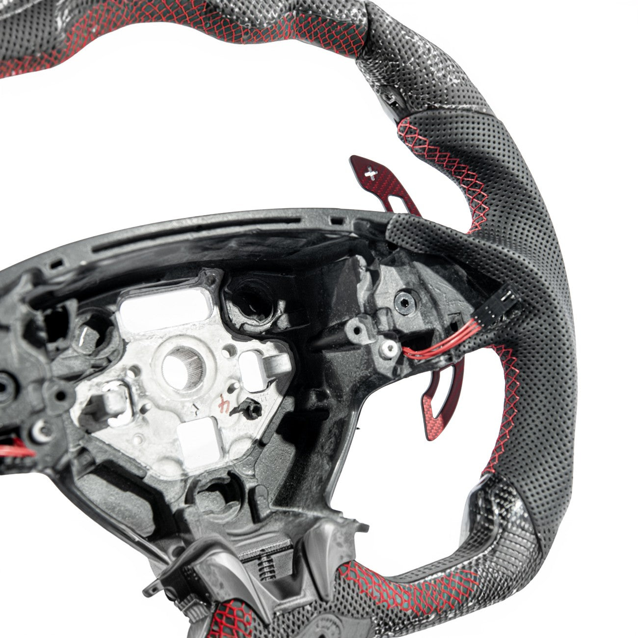 Corvette Carbon Fiber Steering Wheel Magnetic Paddle Shifter Pair