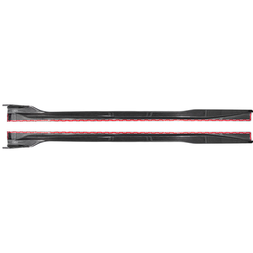 2024-Up Ford Mustang S650 | EOS Performance CARBON FIBER Side Skirts Extension