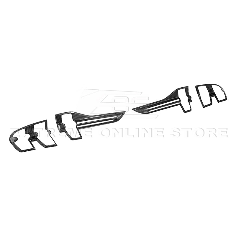 2021+ Ford Mustang Mach-E DRY Carbon Fiber Rear Tail Light Bezel Cover