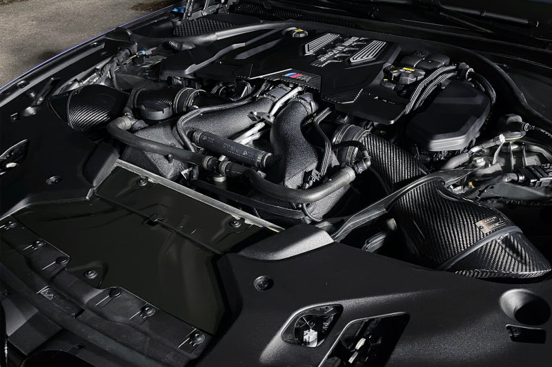 CSF 16-21 BMW M5 (F90) / 17-21 BMW M8 (F91/F92/F93) Twin Charge-Air-Cooler Set - Crinkle Black-Intercoolers-Grocery Getter Performance