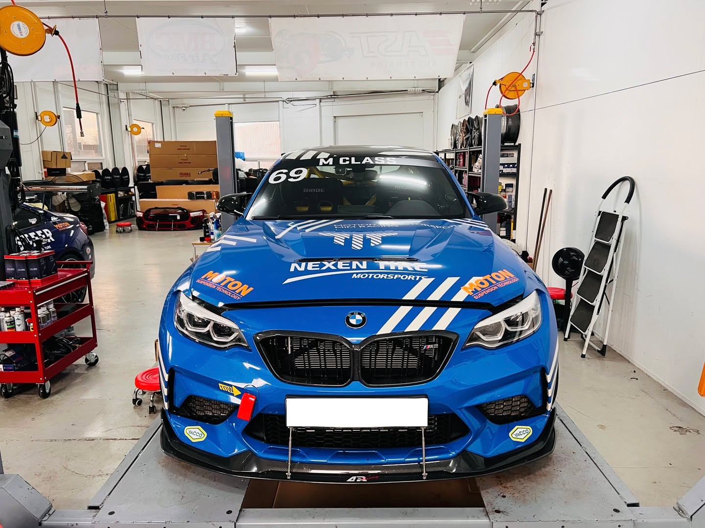 BMW F87 M2 CS Bumper Carbon Fiber Front Wind Splitter 2020-2021-Front Wind Splitter-Grocery Getter Performance