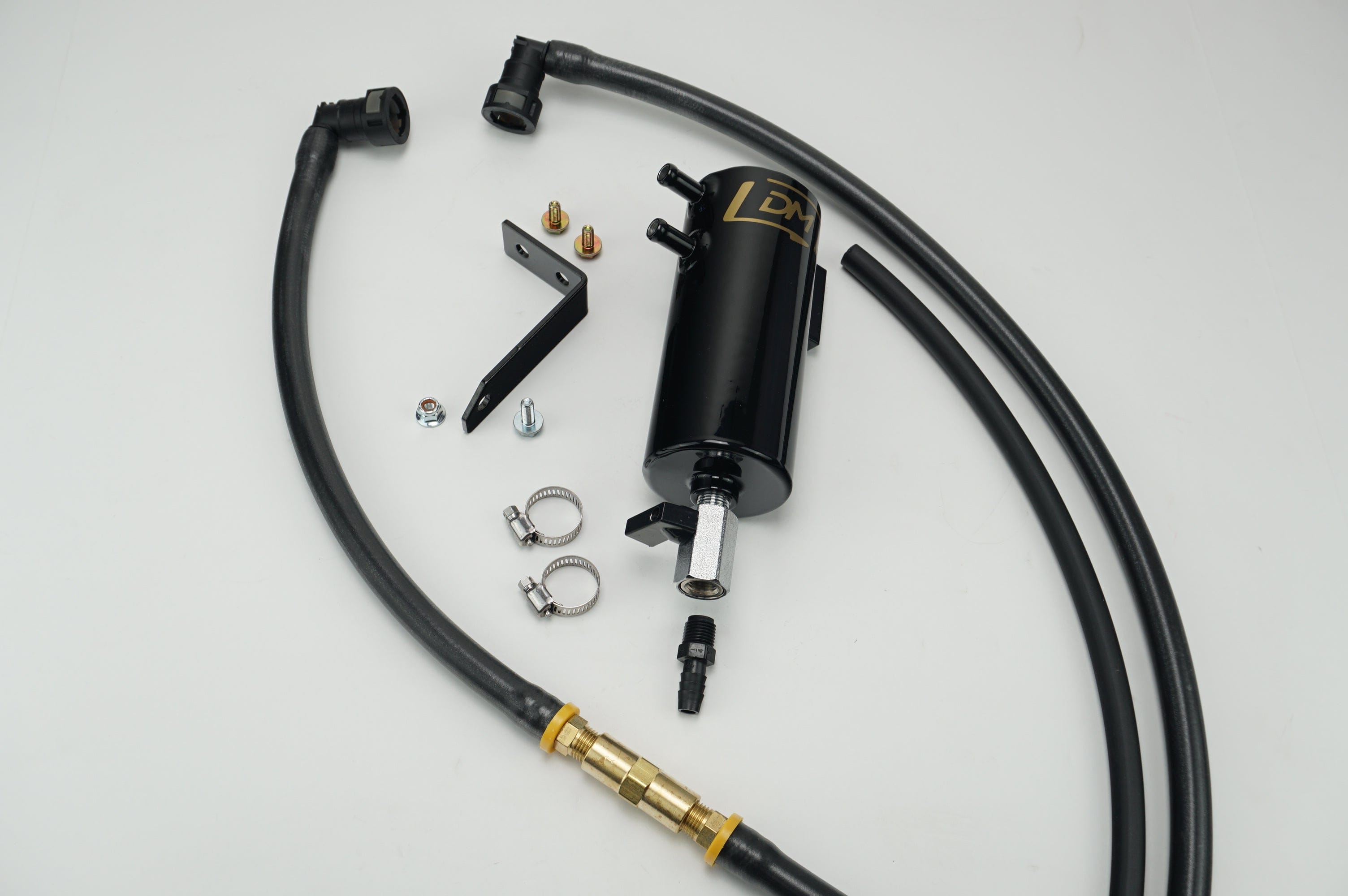 Damond Motorsports Ecoboost Mustang Oil Catch Can kit-Oil Catch Can-Grocery Getter Performance