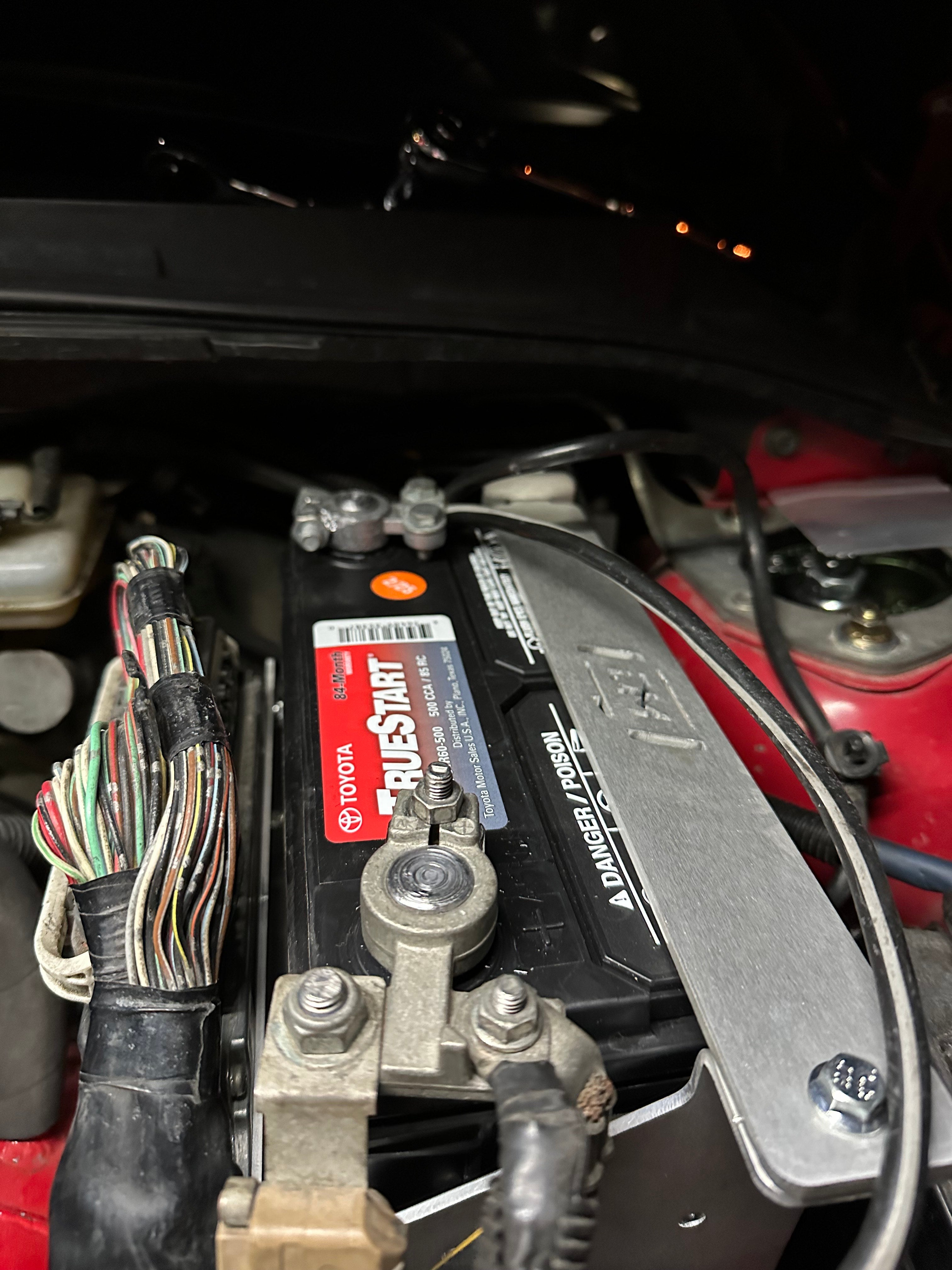 Damond Motorsports Mazdaspeed3 51R Battery Tray and ECU Mount-Battery Tray-Grocery Getter Performance
