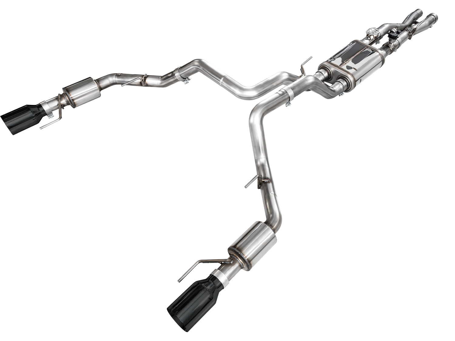 AWE SwitchPath™ Exhaust for Gen 3 Raptor R - Diamond Black Tips