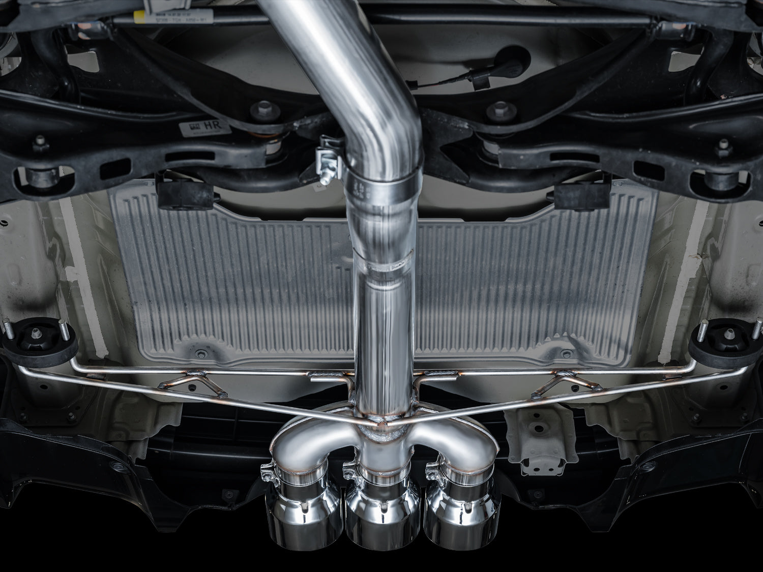 AWE Track Edition Exhaust for DE5 Integra Type-S - Triple Chrome Silver Tips