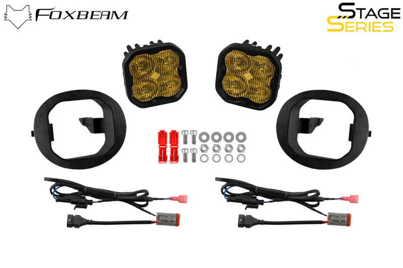 Diode Dynamics 06-09 Toyota 4Runner SS3 Type TR SAE Fog Light Kit - ABL White-Fog Lights-Grocery Getter Performance